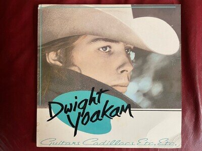 DWIGHT YOAKAM GUITARS CADILLACS ETC ALBUM RECORD VINYL LP 925372-1 VG/VG