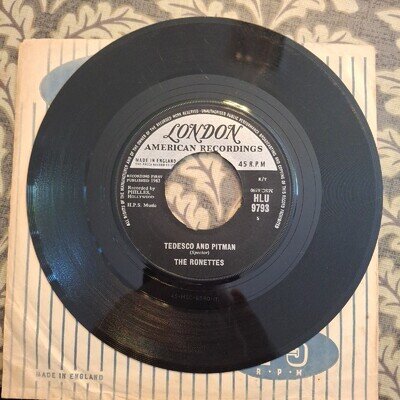THE RONETTES "BE MY BABY" 45 RPM VINYL SINGLE 1963