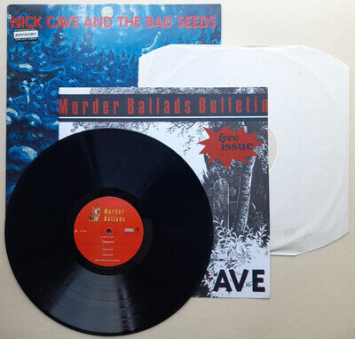 Nick Cave/Bad Seeds: ‎Murder Ballads 1996, 12" Vinyl 1st UK Press w Bulletin. NM