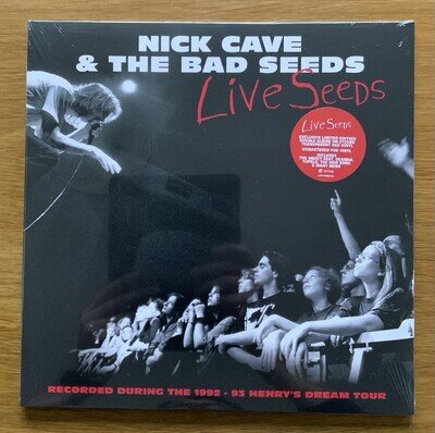 Nick Cave & The Bad Seeds - Live Seeds - Red Vinyl. RSD 2022. New. Sealed. Mint.