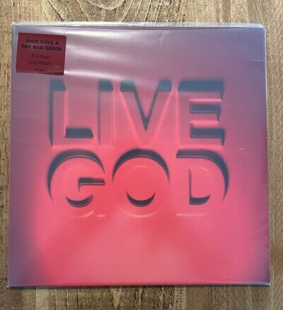 Nick Cave & The Bad Seeds Live God Live Double Vinyl LP Brand New