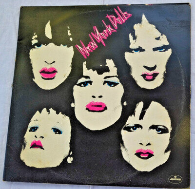 NEW YORK DOLLS S/T VINYL 2 x LP UK 1977 VINYL EX MERCURY 6641 631