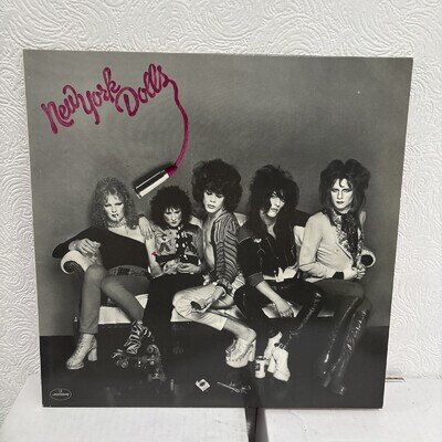 The New York Dolls self titled 6336280 original vinyl debut Netherlands Reissue