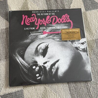 SEALED The Return of the New York Dolls Live from Royal Festival Hall pink vinyl