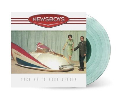 Newsboys Take Me To Your Leader First Pressing Cole Bottle Green Vinyl Lp Record
