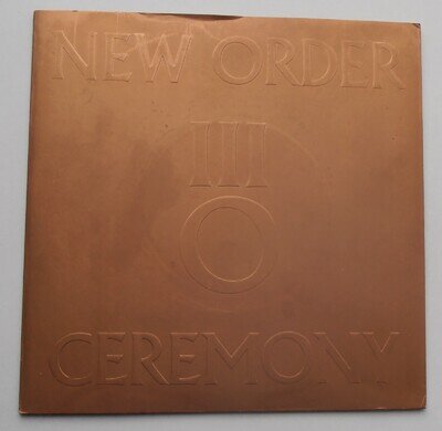 NEW ORDER CEREMONY 1981 FAC 33