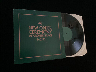 New Order - Ceremony - UK Vinyl 12’ - 1st Press