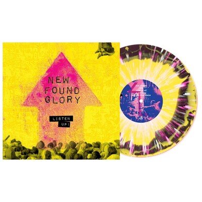 New Found Glory Listen Up! - Splatter LP limited 300 - Sold out Vinyl