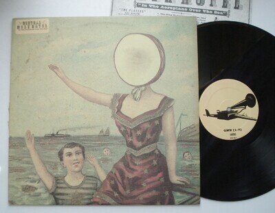 NEUTRAL MILK HOTEL In The Aeroplane Over The Sea MERGE late 90's press vinyl LP