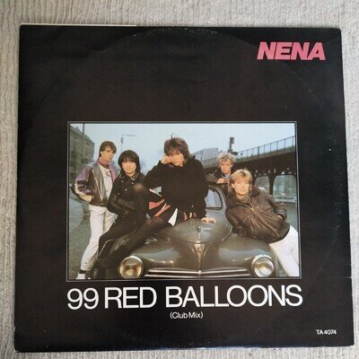 Nena - 99 Red Balloons (Club Mix) Vinyl, 12", 45 RPM, Stereo D