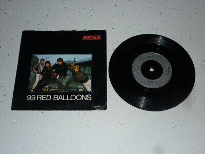 NENA 99 RED BALOONS 7" INCH SINGLE VINYL RECORD 45rpm PIC SLEEVE (1983) PLAYS EX