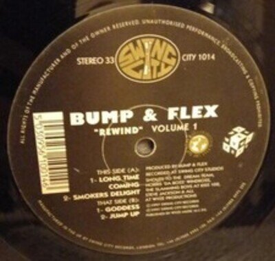 Grant Nelson - bump &flex rewind vol 1 swing city records uk garage , 12" vinyl