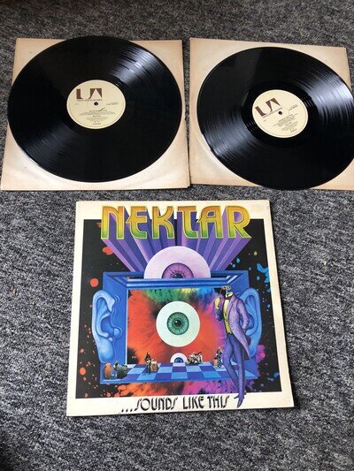 Nektar Sounds Like This Vinyl 2LP 1973 United Artists Excellent