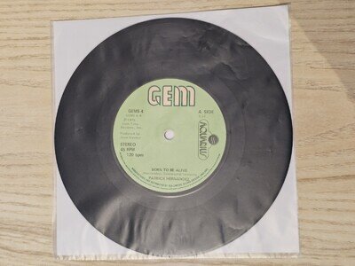 Patrick Hernandez.. Born To Be Alive 7” Vinyl Gem 1979 (Excellent Condition)