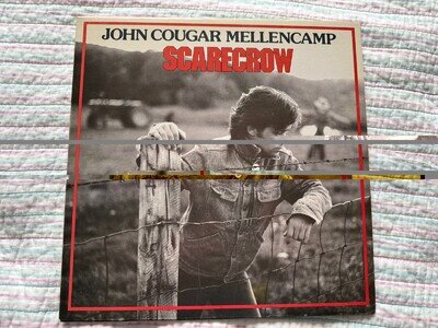 JOHN COUGAR MELLENCAMP Scarecrow 1985 Vinyl LP - VG/VG