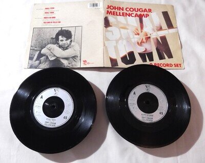 John Cougar Mellencamp - 2 Record Set - Small Town / Hurts So Good on JCMDP 5