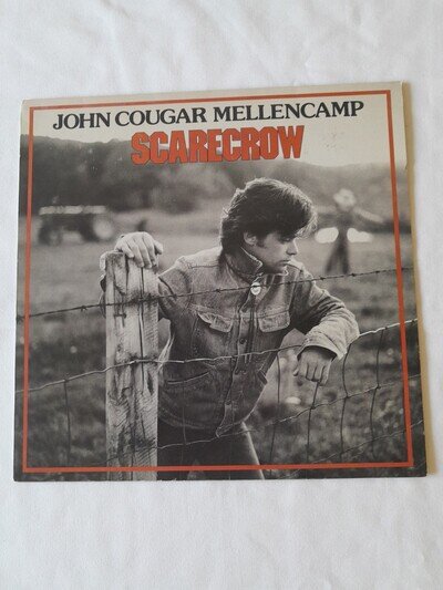 John Cougar Mellencamp Scarecrow Vinyl Album 1985 Riva Records RIVH 2