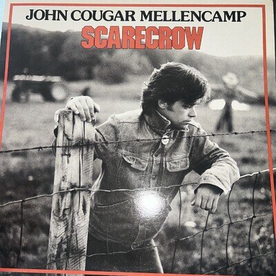 John Cougar Mellencamp - Scarecrow - LP riva2 vg+vg+A1B2