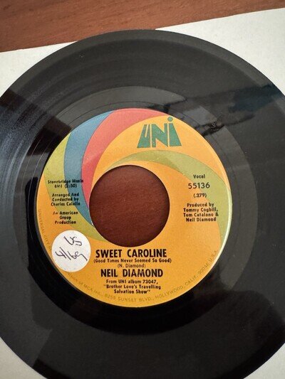 NEIL DIAMOND SWEET CAROLINE