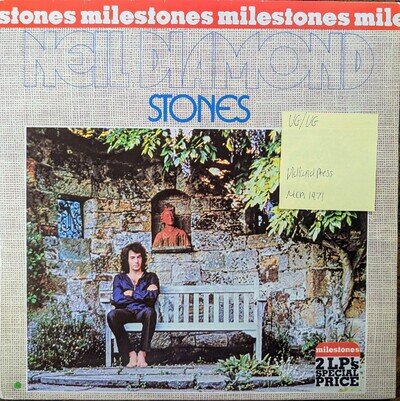 Neil Diamond Milestones Stones/Moods Vinyl Record VG/VG 5C814-52096/97 1971