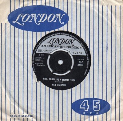 NEIL DIAMOND GIRL,YOU'LL BE A WOMAN SOON /YOU'LL FORGET UK LONDON 60s POP