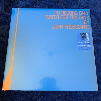 John Frusciante - To Record Only Water For Ten Days New Sealed 2LP RSD 2026