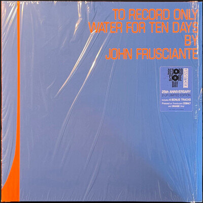 John Frusciante - To Record Only Water For Ten Days 2LP New & Sealed RSD 2026