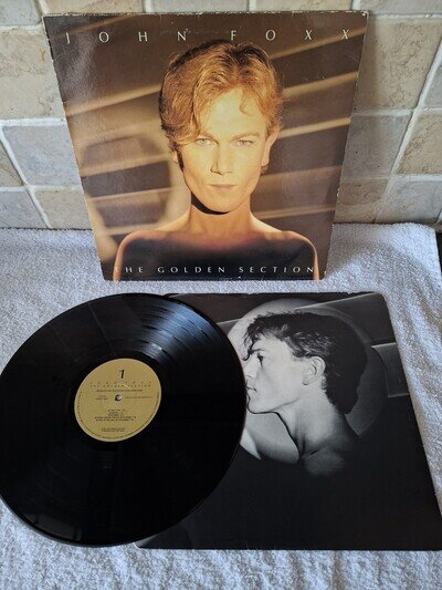 John Foxx - The Golden Section Vinyl LP 1983 TESTED EX PLAYBACK