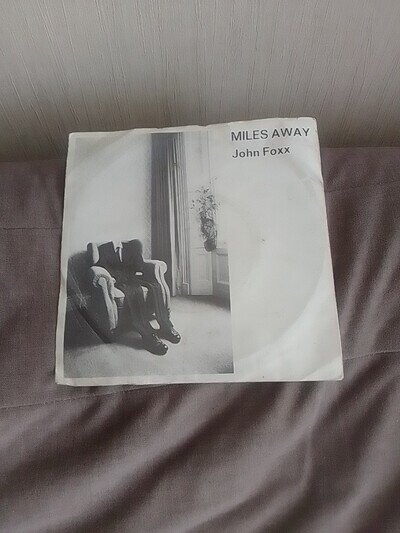 John Foxx - Miles Away - 7" Vinyl Single Record - 1980 Virgin Records - VS 382