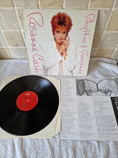 Rosanne Cash - Rhythm And Romance Vinyl LP 1ST PRESS TESTED EX PLAYBACK