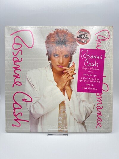 ROSANNE CASH Rhythm & Romance Vinyl LP Record Hype NM Columbia FC 39463 1985