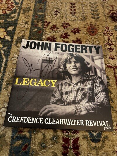 John Fogerty Legacy Creedence Clearwater Revival Signed Autographed Vinyl LP