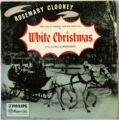 ROSEMARY CLOONEY "WHITE CHRISTMAS" 10" VINYL LP (PHILIPS)