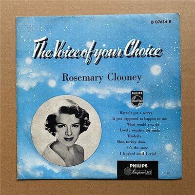 ROSEMARY CLOONEY VOICE OF YOUR CHOICE 10" MID 1950'S 10" ALBUM NICE COVER BUT RE