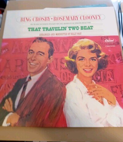 Bing Crosby & Rosemary Clooney That Travelin' Two Beat 12"Vinyl LP 1978 EX EX