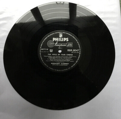 Rosemary Clooney - The Voice Of Your Choice, 10" Vinyl LP, BBR 8047 (1955)