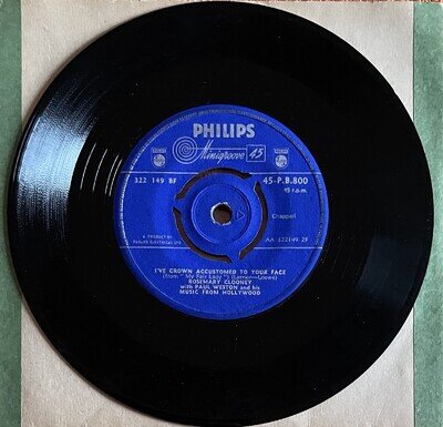 Rosemary Clooney – I've Grown Accustomed To Your Face 7" Single (UK)