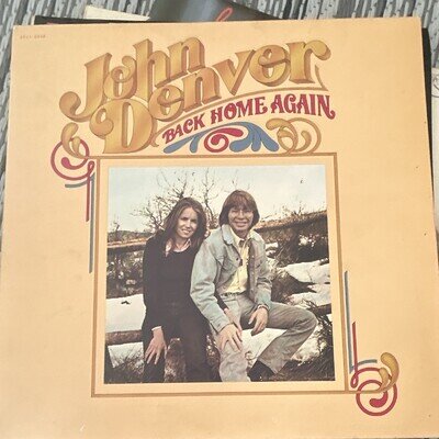 RCA Victor John Denver Back Home Again 1974 12" Black Vinyl LP APL1-0548