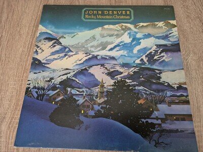 JOHN DENVER "ROCKY MOUNTAIN CHRISTMAS" 12" VINYL RECORD