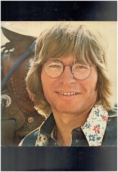 JOHN DENVER WINDSONG 1975 VINYL ALBUM WITH LYRIC SHEET