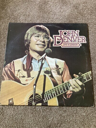 John Denver Live in London 1976 Vinyl LP RCA Records - Excellent condition