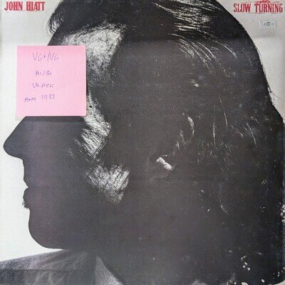 John Hiatt Slow Turning Vinyl Record VG+/VG AMA5206 1988