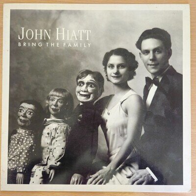 John Hiatt – Bring The Family – 1987 A&M Vinyl LP – VG Sleeve / VG Vinyl – Plain
