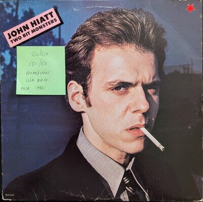 John Hiatt Two Bit Monsters Vinyl Record VG/G+ MCA-5123 1980