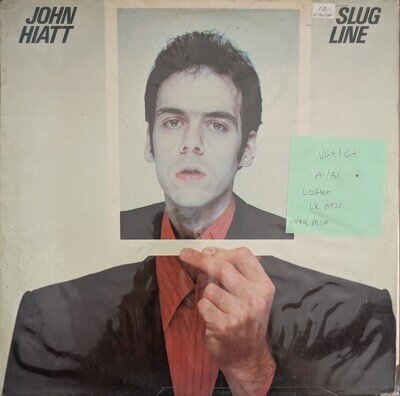 John Hiatt Slug Line Vinyl Record VG+/G+ MCF3005 1979