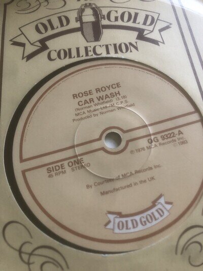Rose Royce N.Mint Car Wash Old Gold OG 9322 I Wanna Get Next To You