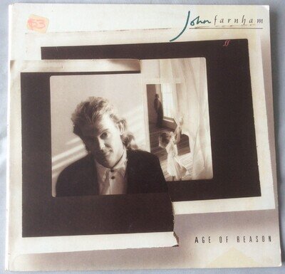 John Farnham ● Age Of Reason ● 1988 Australia Vinyl LP ● SFL1 0168 ● VG+/VG+