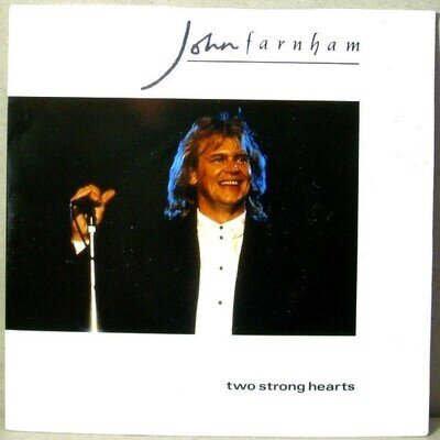 7" Vinyl: John Farnham - Two Strong Hearts (1989) RCA Shop stock,never played EX