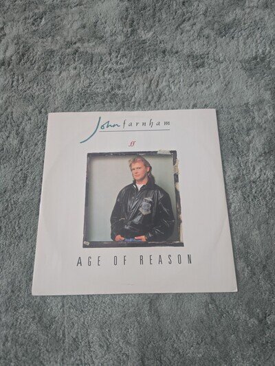 JOHN FARNHAM - Age Of Reason - 1988 3 Track Vinyl 12"