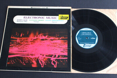 JOHN CAGE/LUCIANO BERIO/ILHAN MIMAROGLU– Electronic Music 1967 Turnabout UK Mono